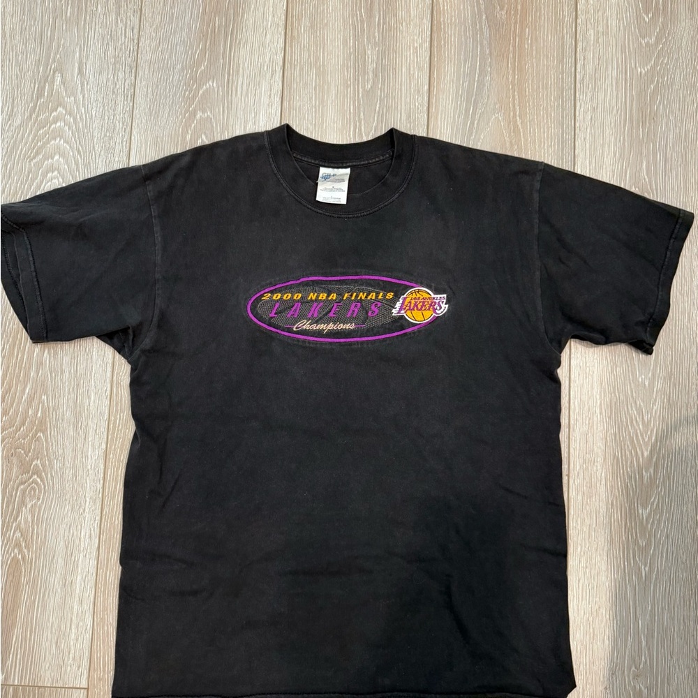 Vintage Authentic Los Angeles Lakers 2009 Championship T-Shirt Kobe Bryant